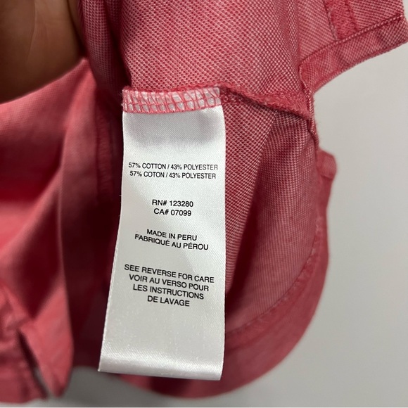 Travis Mathew “Wine Tasting” Red Excursion Knit Golf Polo Medium - Picture 10 of 10